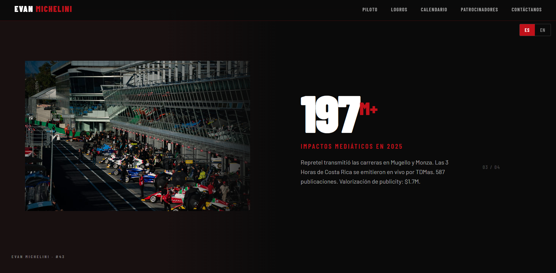 Evan Michelini media impact section